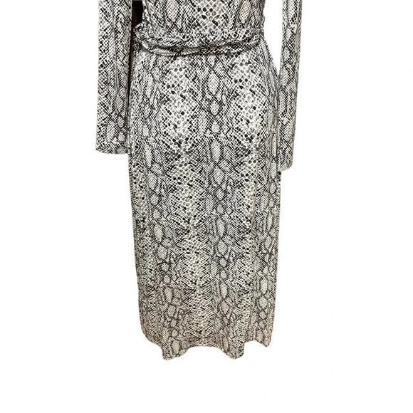 Good American The Runaround Wrap Dress Python Print‎ Size 2 / Medium - Picture 8 of 13